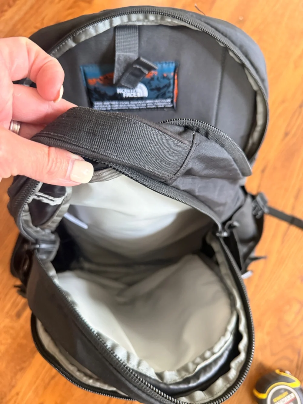 The North Face Black Backpack with Logo - Daypack